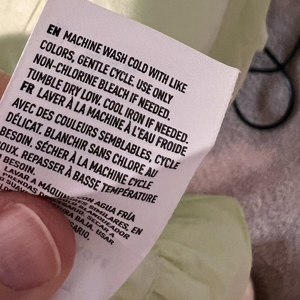 American Eagle Green Sundress with Bubble Skirt Size L - Picture 7 of 7